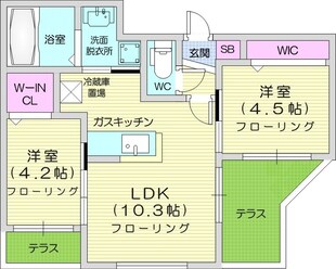 札幌駅 徒歩8分 1階の物件間取画像